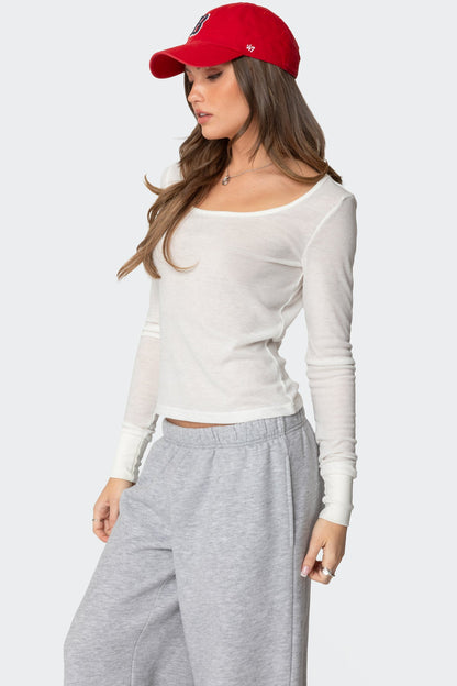 Hailey Scoop Neck Top